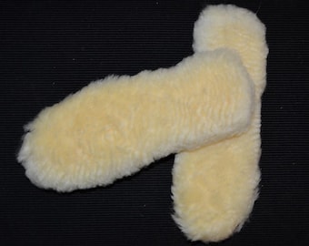 Lambskin insole made of 100% genuine lambskin for adults with wool felt
