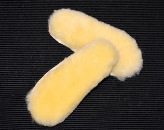 Lambskin sole Insole made of 100% real lambskin for children with wool felt