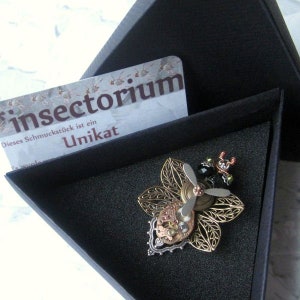 fantasy insecte broche unique dans le style steampunk image 2