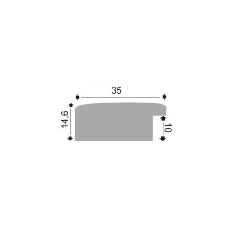 MDF-Bilderrahmen Basic Rost mit echtem Glas, mit oder ohne Passepartout, von 10x15 cm bis 70 x100 cm aus Deutschland image 5