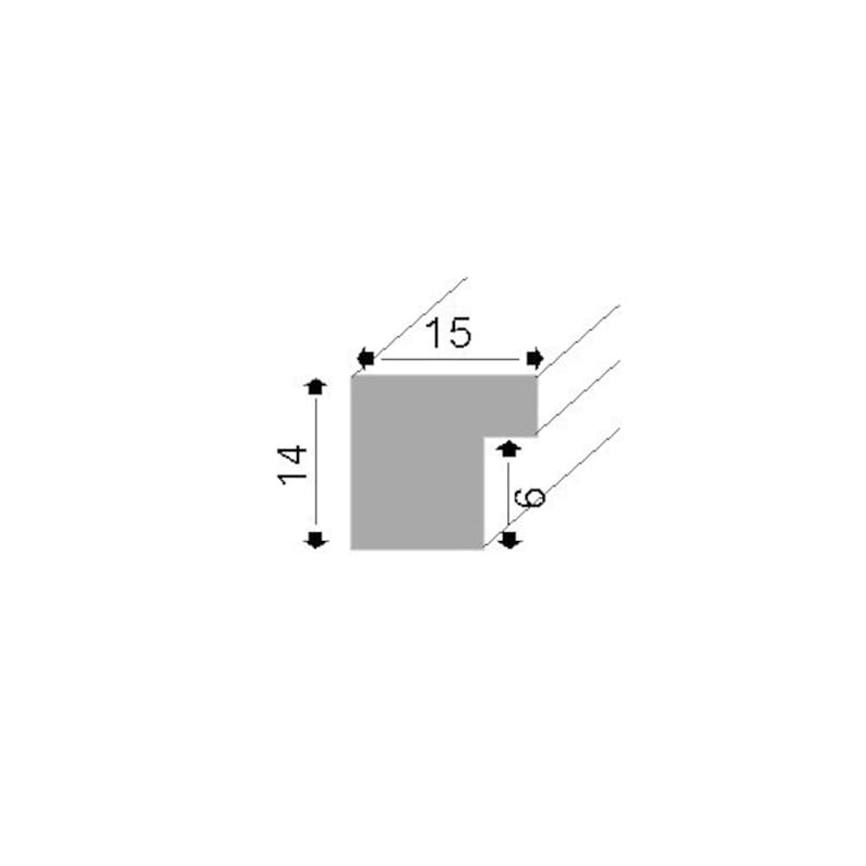 Bilderrahmen Plano aus Echtholz mit echtem Glas, ab 10x15 cm, 13x18 , 15x20 , A4 , bis 40x60 cm, schwarz weiß natur hellgrau dunkelbraun Bild 8