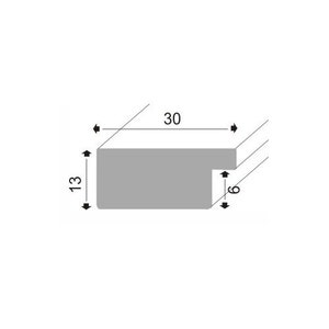 Bilderrahmen Pino schwarz matt aus Echtholz mit echtem Glas, mit oder ohne Passepartout, von 10x15 cm bis 70 x100 cm aus Deutschland Bild 6