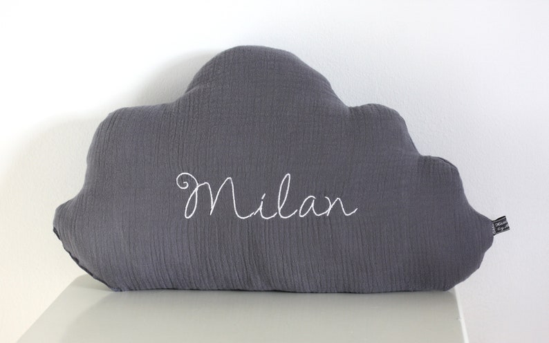 Wolkenkissen Milan  mit Namen personalisierbar Etsy