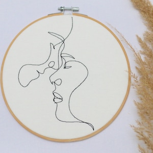 Embroidery frame "Lovers" 20 cm