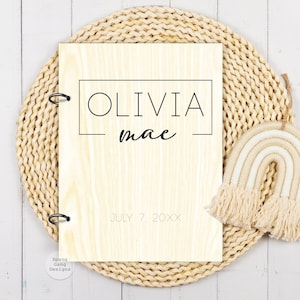 Porte-cartes en bois 1er anniversaire | carte souvenir | Porte-cartes organisateur | Rangement pour cartes | Organiseur de cartes de Noël | Cadeau souvenir