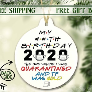 Regalo per il 55° compleanno / Compleanno divertente 2020 / SCEGLI IL NUMERO / Buon compleanno Distanziamento sociale / Compleanno in quarantena / Regalo di compleanno per amici