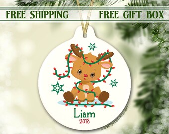 Christmas Gift for New Baby | My First Christmas Ornament | Baby's First Christmas | 1st Christmas | Baby Girl | Baby Boy | Baby Gift |