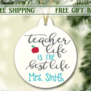 Gifts for Teachers | Personalized Teacher Gift | Teacher Gift | End of Year Teacher Gift | Christmas Gift for Teacher | Teacher Life Gift