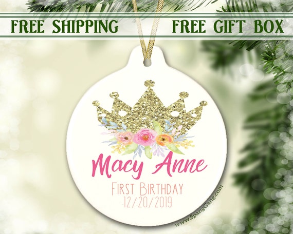 first birthday ornament