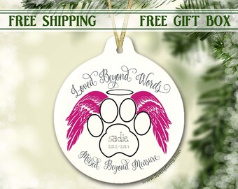 Pet Memorial Gift | Pet memorial | Pet sympathy gift | Pet remembrance Gift | Sympathy gift for loss of pet | Pet Loss | Pet Christmas