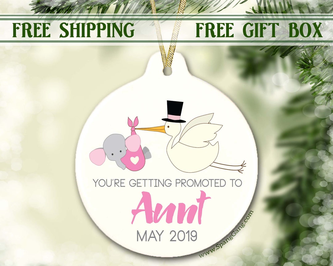 Gift for Aunt | Aunt Ornament | Personalized Christmas Ornament for ...