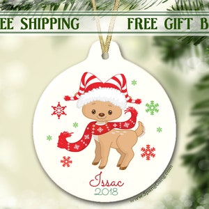 Baby&#39;s First Christmas | 1st Christmas |  My First Christmas Ornament | Baby&#39;s First Christmas | Baby Girl | Baby Boy | New Baby Gift