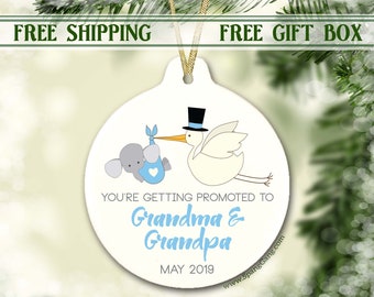 Gift for Grandparents | Grandparents Ornament | Personalized Christmas Ornament for Grandparents | First Christmas as Grandparents | Grandma