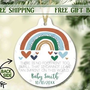 Miscarriage Gift & Keepsake | Sympathy Gift | Loss of Baby | Loss of Child | Remembrance Gift | Pregnancy Loss | No Footprint too Small