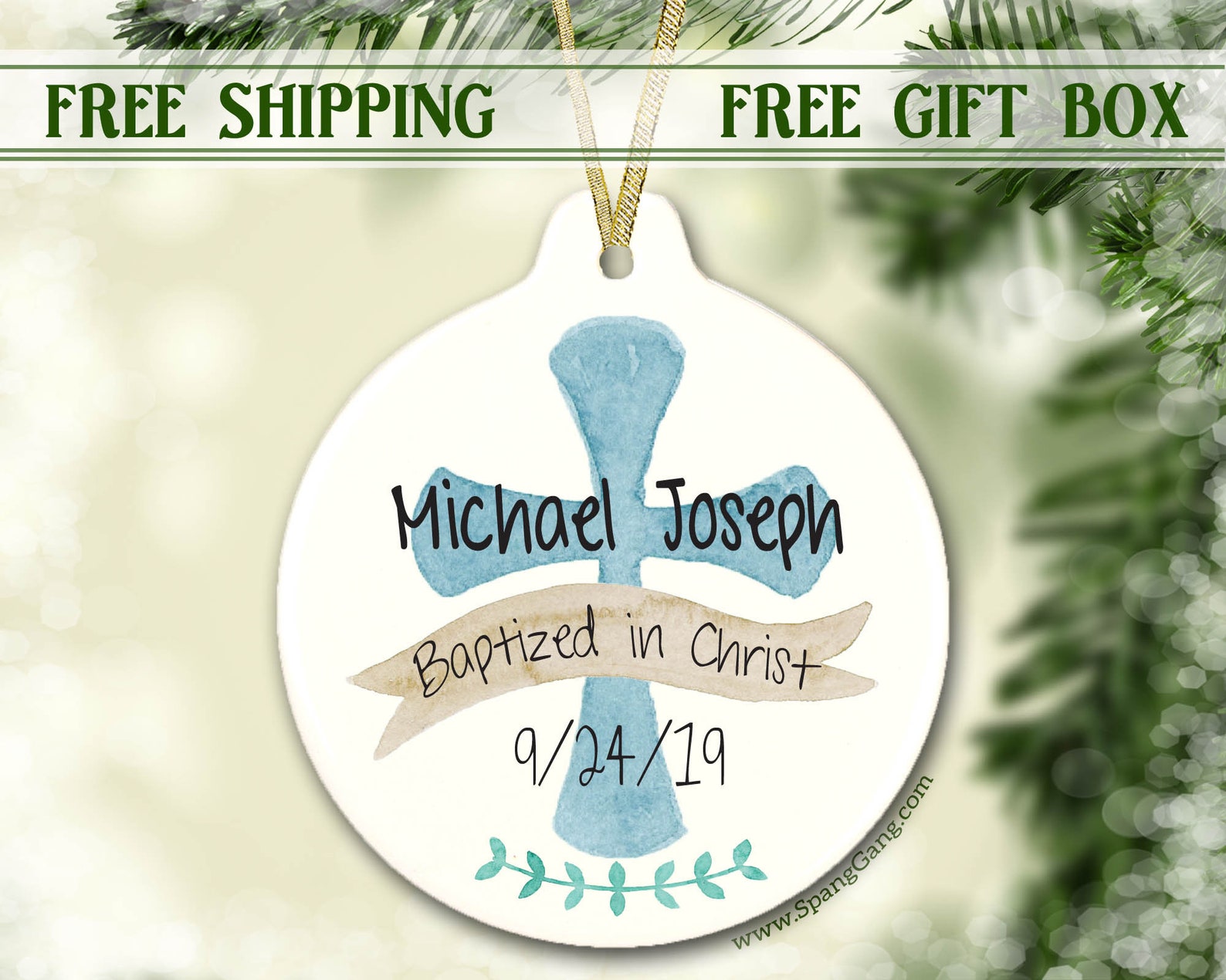 Baby Boy Baptism Gift | Boy Christening Gift | Personalized Baptism ...