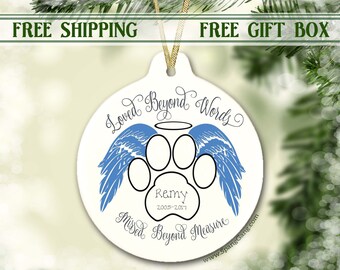 Pet sympathy gift | Pet Memorial Gift | Pet memorial | Pet remembrance Gift | Sympathy gift for loss of pet | Pet Loss | Pet Christmas