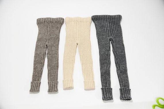 knitted wool leggings