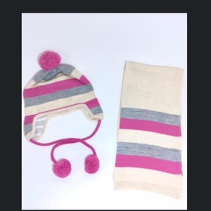 Kids Hat and Scarf set