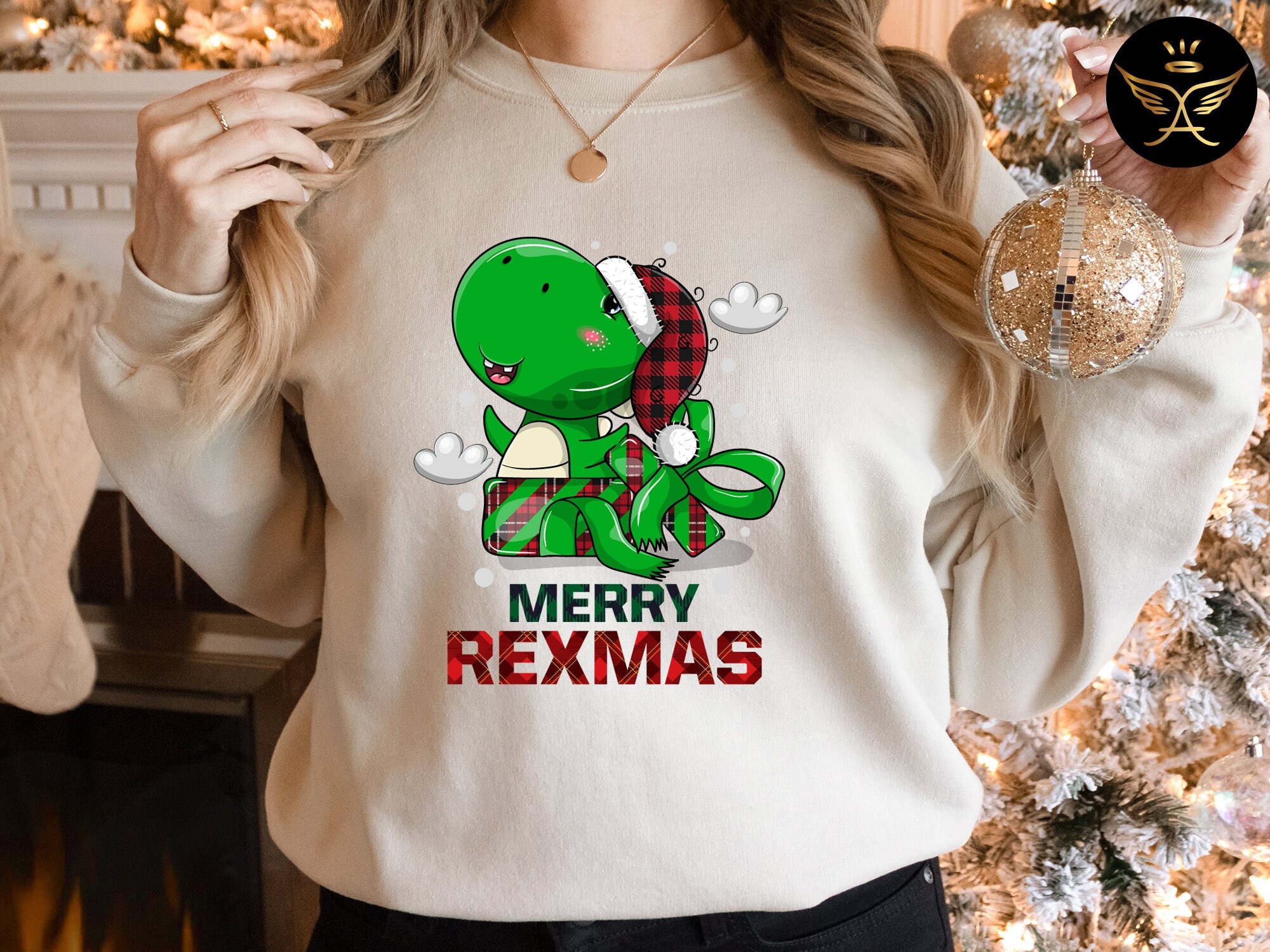 Merry Rexmas Sweater - Etsy