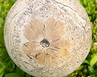 Items similar to Large Gazing Garden Ball covered in beautiful colorful