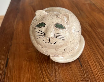 Katze aus Keramik