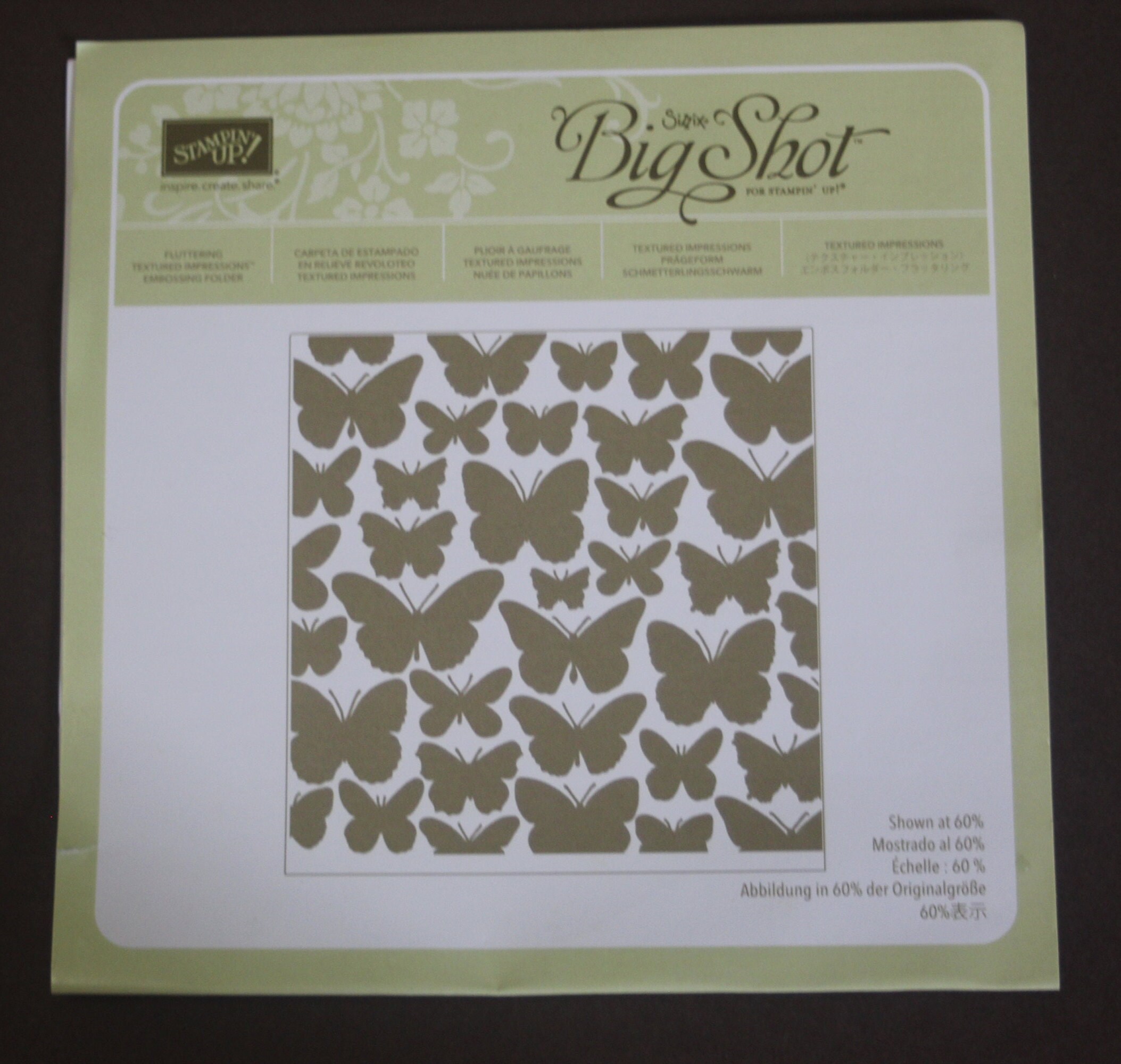 Stampin Up BASKET WEAVE DYNAMIC 3D Embossing Folder *Rare *Retired