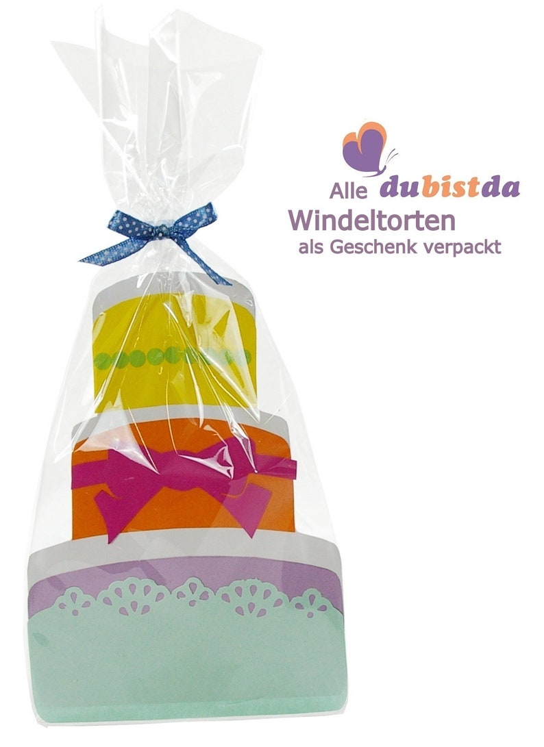 Windeltorte Windelmotorrad blau ROCKSTAR Baby Geschenk zur Geburt 45-teilig Bild 6