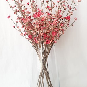 Branches with flowers artificial plant decorative bouquet flower bundle decoration pink pink