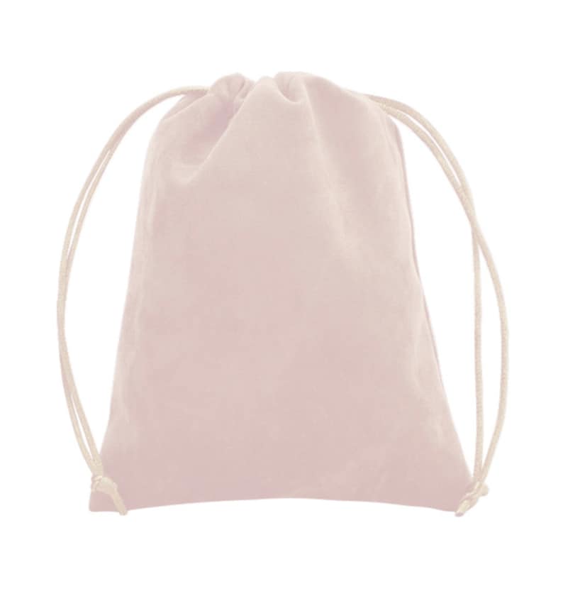 Pack of 2 velvet bags, fabric bags, wedding gift bags in 4 sizes, advent calendar Zartrosa