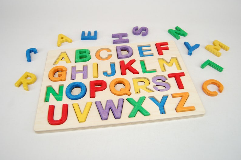 Alphabet Puzzle Großbuchstaben Bild 1