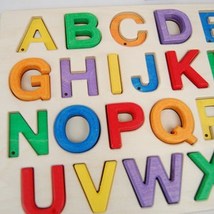 Alphabet Puzzle Großbuchstaben Bild 3
