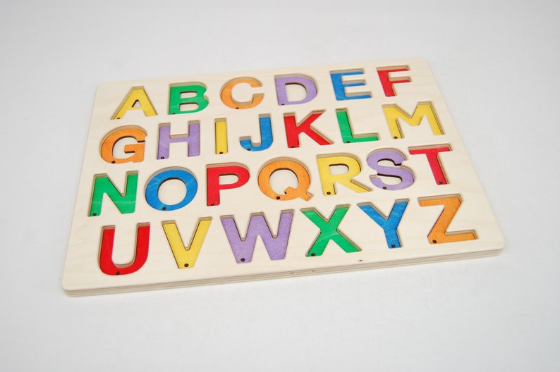 Alphabet Puzzle Großbuchstaben Bild 2