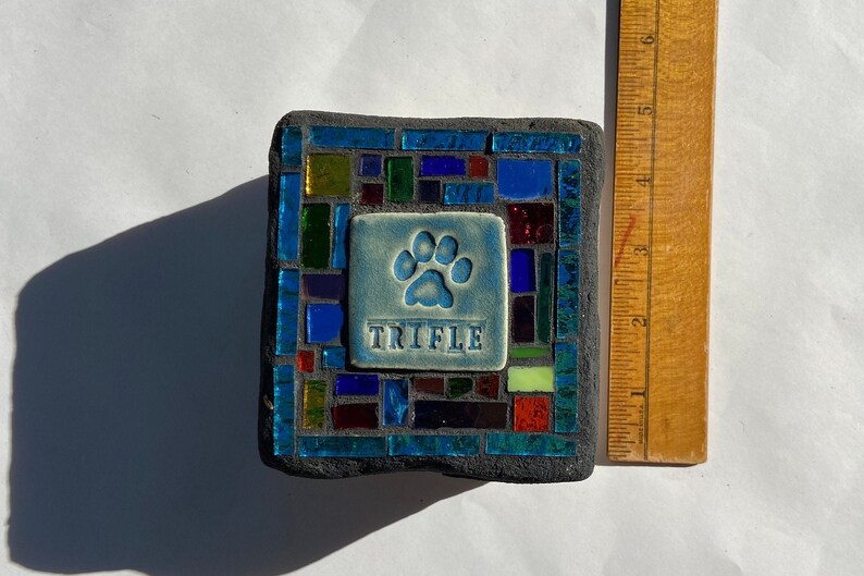 Pet Memorial Garden Step-Stone Custom Available