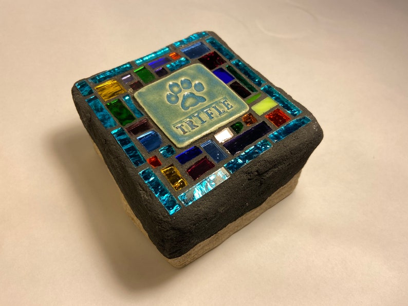 Pet Memorial Garden Step-Stone Custom Available