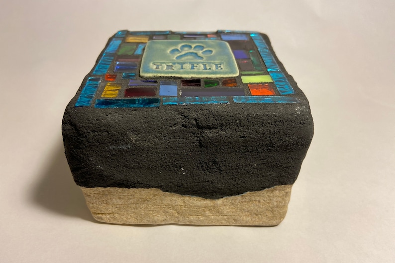 Pet Memorial Garden Step-Stone Custom Available