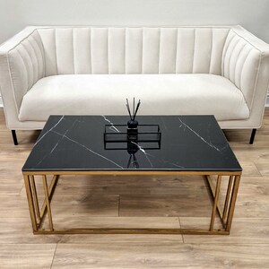 Etsy marble sale coffee table