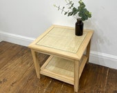 Evelyn - Rattan Wood Side Table