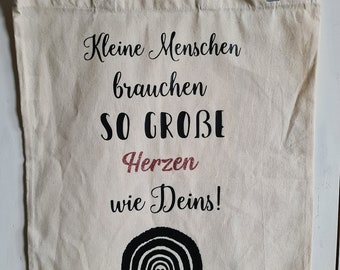 PRIPI*Stofftasche mit Wunsch-Print*Geschenk Erzieher/in*Abschied Schule Lehrer/in*Tasche