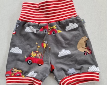 Jungen Jersey Shorts TIERE, Gr. 62,68,74 * Pumphose *