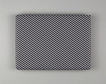 Geschenkpapier, Bogen, 50x70 cm, Streifen, schwarz-weiß, modern // Geschenkpapierbogen - Quinn