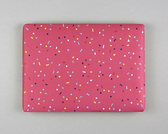 Gift wrap, sheet, 50 x 70 cm, confetti, colorful, dots // Gift wrap sheet - Milo