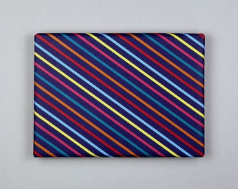 Gift wrap, sheet, 50 x 70 cm, striped, colorful, modern // Gift wrap sheet Milo striped