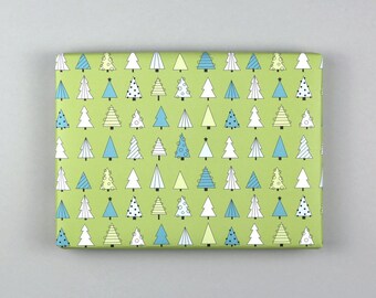 Gift wrap, sheet, 50 x 70 cm, Christmas, fir tree, Christmas tree // Gift wrap sheet - Albert