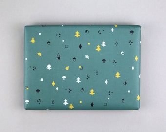 Gift wrap, sheet, 50 x 70 cm, Christmas, pine cones // Gift wrap sheet - Sören