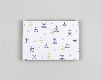 Gift wrap, sheets, DIN A3, Christmas, trees // Gift wrap sheets A3 - Alma Mini 01