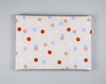 Wrapping paper, sheet, 50 x 70 cm, dots, unisex, pastel // Wrapping paper sheet Marie
