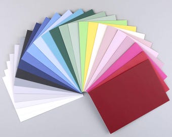 C6 Briefumschlag, Farbige Umschläge, selbstklebend, envelopes