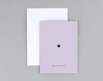 Tarjeta de luto, tarjeta de condolencia, tarjeta de condolencia con sobre // Tarjeta plegable de Nora Herz