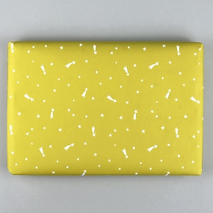 Carta da regalo, foglio, 50 x 70 cm, cielo stellato, stelle // Foglio di carta da regalo - Alma Star