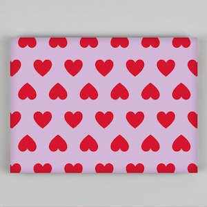 Geschenkpapier, Bogen, 50x70 cm, Herz, heart // Geschenkpapierbogen Helene
